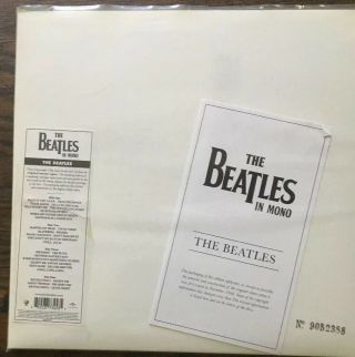 The Beatles [white Album] [mono Remastered] [discontinued] 180g Vinyl,  2014