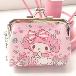 Cute Pu Leather My Melody Women Girls Kids Change Purse Wallet Coin Bag Gifts
