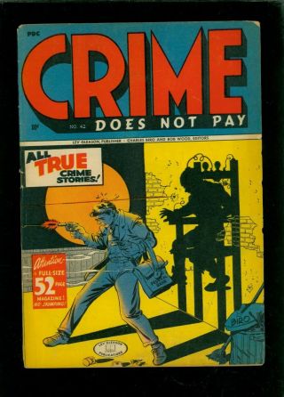 Crime Does Not Pay 42 Vg 4.  0