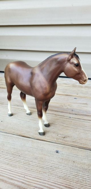 Vintage Breyer Quarter Horse Yearling Dark Brown Bay Mare