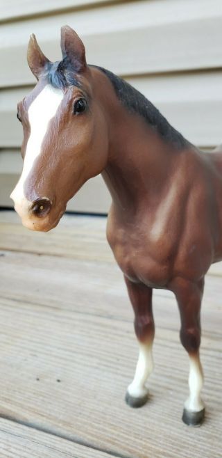 Vintage Breyer Quarter Horse yearling dark brown bay mare 2