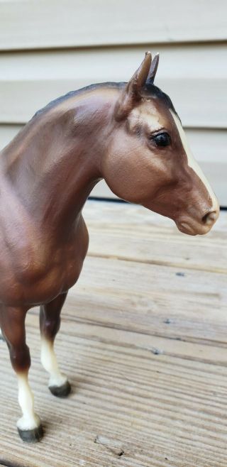 Vintage Breyer Quarter Horse yearling dark brown bay mare 3