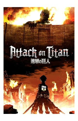 Attack On Titan Movie Poster 11x17 In / 28x43 Cm Anime 1