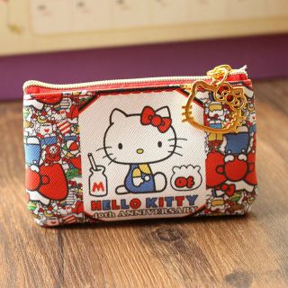 Cute Hello Kitty Pu Change Purse Wallet Coin Bag Card Case Zipper Bag Gift