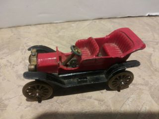 Vintage 1960’s Tootsietoy Classic Series 1912 Model T Ford Red / Black Color