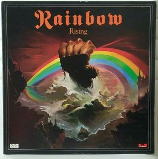 Rainbow - Rainbow Rising - 12 " Vinyl Lp Oyster/polydor 2409137 Uk1976 1st A//1 B//1