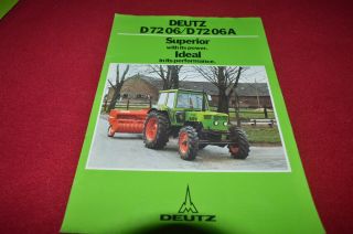 Deutz D72 06 Tractor Dealer 