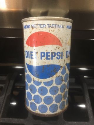 12 Oz Diet Pepsi Can Vintage Soda Can