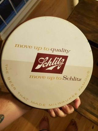 Schlitz Beer Tray - Antique,  old vintage - Move up to quality Tin/metal. 2