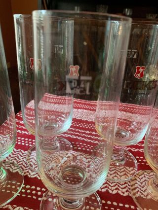 Beck’s Bremen Germany Set Of 5 Beer Glasses 4