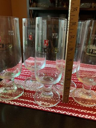 Beck’s Bremen Germany Set Of 5 Beer Glasses 5