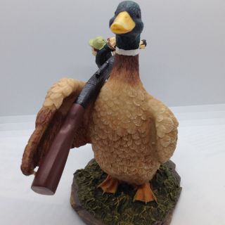 Mallard Duck Bags Hunter Figurine Man Gift Hunting Lodge Cabin Home Decor 5
