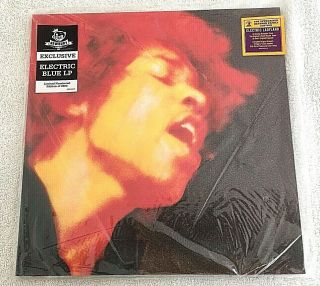 Jimi Hendrix " Electric Ladyland " 2lp Set Newbury Comics Blue Vinyl 0726 / 2000