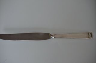 Allan Adler Chinese Key Sterling Silver Knife