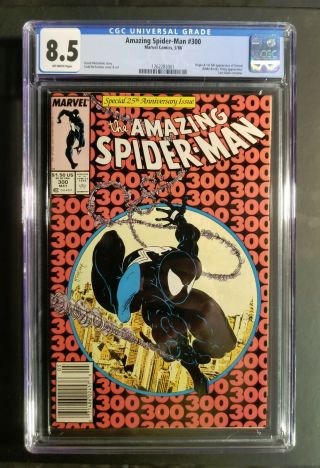 The Spider - Man 300 - Cgc 8.  5 - 1st Venom