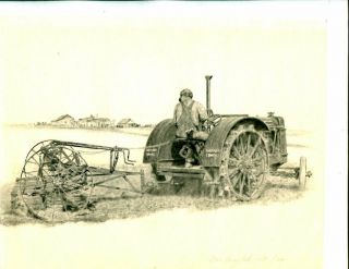 Don Greytak Ltd Ed Print - Hart Parr Tractor - Signed Numbered