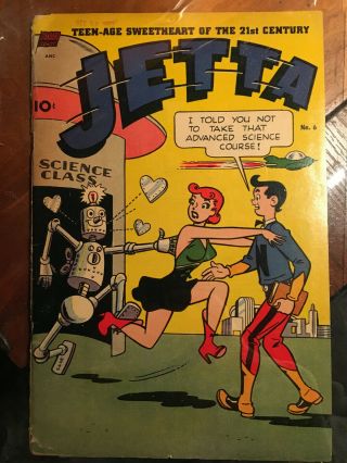 Jetta Of The 21st Century 6 Early Dan Decarlo Golden Age Comic Archie Artist