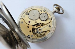 1900 SILVER & GOLD CASED PRESIDENT 15 JEWELLED SWISS LEVER POCKET WATCH 8