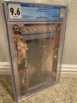 Sandman 1 1st App.  Morpheus Nm,  Cgc 9.  6 Neil Gaiman - Netflix Show - Vertigo 1989 Dc