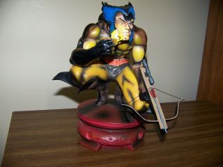 MARVEL WOLVERINE VARIANT EDITION STATUE with Hugh Jackman Autographed Photograph 5