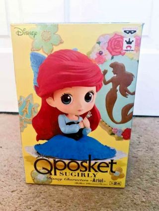 Disney Characters Q Posket Sugirly Princess Ariel The Little Mermaid Figure