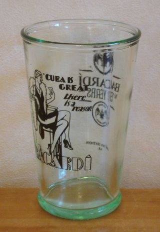 Bacardi Rum 150 Years Limited Edition Glass Tumbler No.  4 Of 4 Pub Bar