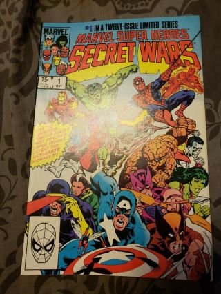 Marvel - Heroes Secret Wars 1 (may 1984,  Marvel) Fn