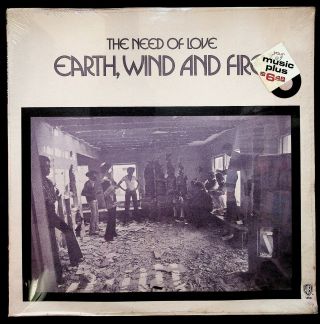Earth,  Wind & Fire The Need Of Love Lp 1971 Wb First Pressing Still