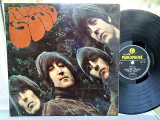 The Beatles Rubber Soul 1965 Mono 1st Uk Press Vinyl Lp 1/1 Loud Cut Pmc 1267