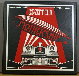Led Zeppelin ‎– Mothership 4 Lp Box Early Press Near Atlantic Lp 