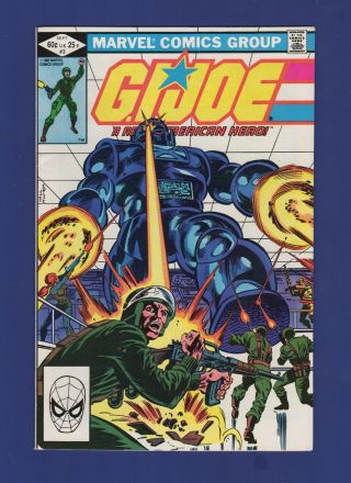 Gi Joe A Real American Hero No.  3 Marvel Comics First Print Vf - 1982 Cobra