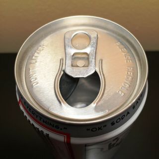 OK Soda Empty Can Coca - Cola Failed Product Gen X 90s Beverage Aluminum Coke 4