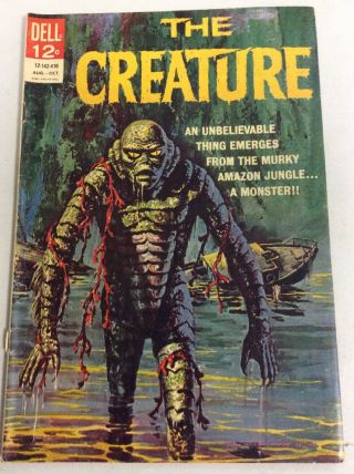 Dell Comics The Creature No 1 First Issue Twelve Cent Comic