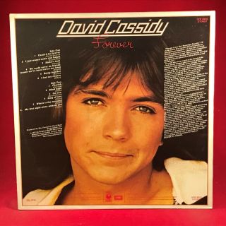 DAVID CASSIDY Forever 1975 UK vinyl LP cherish C 2