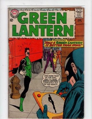 Green Lantern 29 1st Black Hand 4.  5