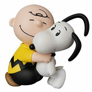 Udf (ultra Detail Figure) Peanuts Series 8 Charlie Brown & Snoopy Pvc