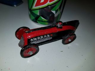 Vintage Collectible Toy 8 Race Car Black Red