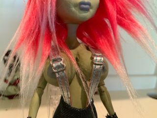 Custom One of a kind fan created Zombie Tramp style doll 4 Monster high OOAK 5