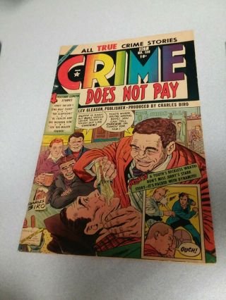 Crime Does Not Pay 138 Lev Gleason Pub 1954 Golden Age Precode Charles Biro Art
