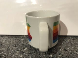 Apple Macintosh Computer Vintage Logo Mug Full Rainbow 2