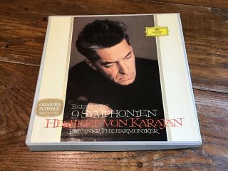 Herbert Von Karajan 1962 Beethoven 9 Symphonien 11 Lp Box Set Germany