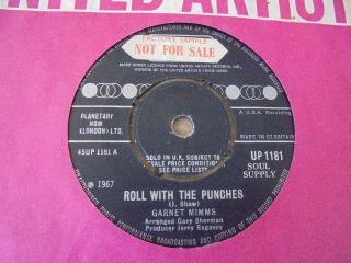 Garnet Mimms - Roll With The Punches 1967 Uk 45 United Artists Northern Soul