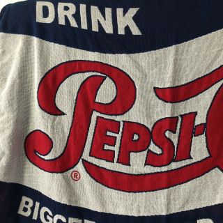 VTG Pepsi Cola Blanket Throw 57” x 45” 2