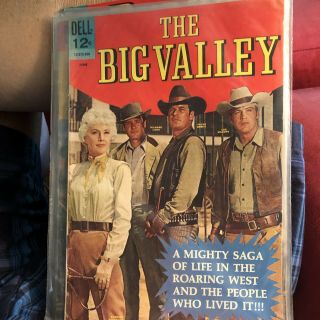 Big Valley Silver Age Dell Comic Book Issue 1 1966
