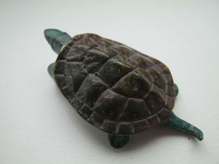 Fabulous Cold Painted Miniature Vienna Bronze Of Tortoise or Turtle 5