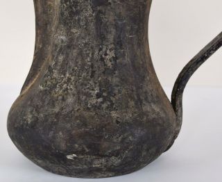 Arabic Dallah Coffee Pot Copper Brass Black Islamic 13 7/8 inches Antique 5