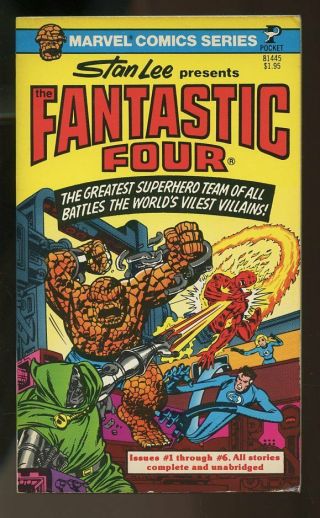 Stan Lee Presents Fantastic Four Pocket Book Very Fine 8.  0 1977 Marvel Comics