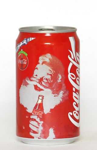 1993 Coca Cola Can From Italy,  Christmas (1)