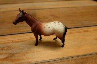 Vintage Breyer Molding Co.  Miniature Horse 1975 Tan Brown Black 3 " X 3.  25 "