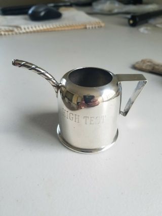 Authentic Vintage By Cartier Sterling Silver " High Test " Oil Can